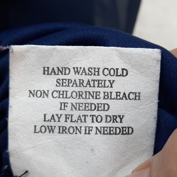 Ruby Rox Peasant Dress Womens Medium Navy Blue Embroidered Boho‎ Feminine - Picture 11 of 12